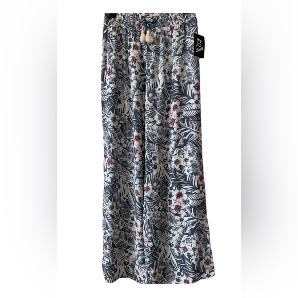 💙Girl’s Hawaiian Print Palazzo Pants NWT Size XL